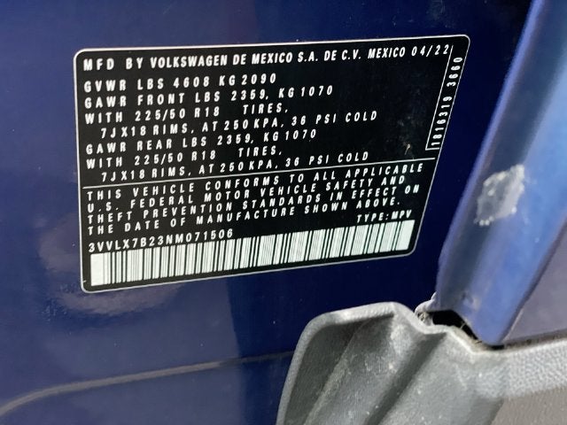 2022 Volkswagen Taos 1.5T SE