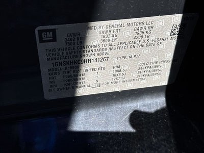 2017 Chevrolet Suburban LT