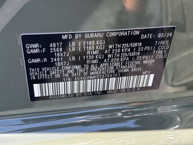 2026 Subaru Crosstrek Limited