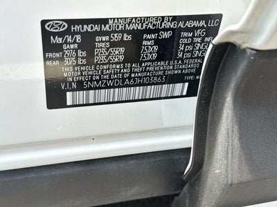 2018 Hyundai Santa Fe Sport 2.0T Ultimate