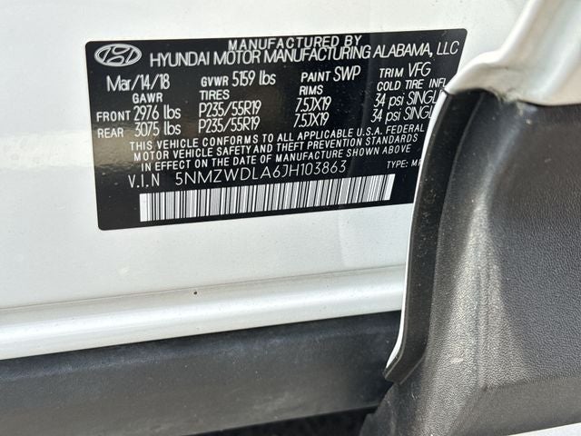 2018 Hyundai Santa Fe Sport 2.0T Ultimate