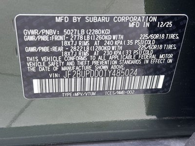 2026 Subaru Outback Limited