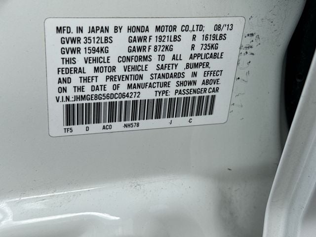 2013 Honda Fit Sport