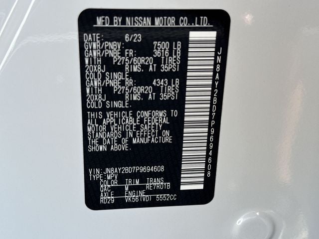 2023 Nissan Armada SL