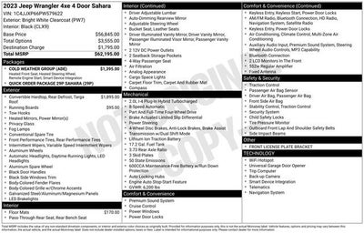 2023 Jeep Wrangler 4xe Sahara 4x4