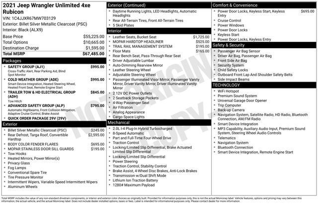 2021 Jeep Wrangler 4xe Unlimited Rubicon 4x4