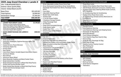 2025 Jeep Grand Cherokee L Laredo X 4x4