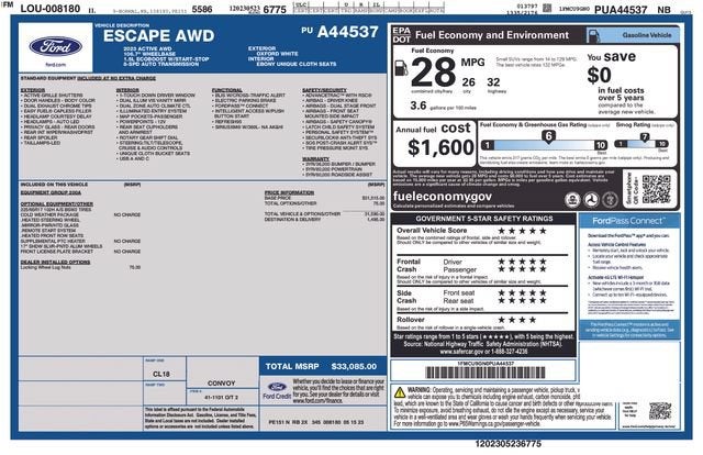 2023 Ford Escape Active