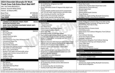 2024 Chevrolet Silverado EV Work Truck