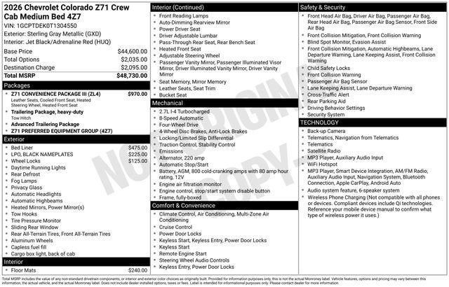 2026 Chevrolet Colorado Z71