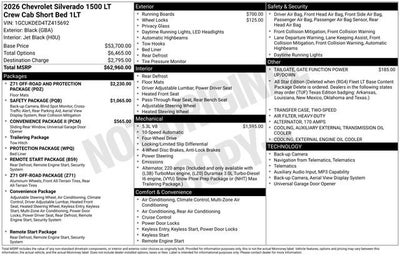 2026 Chevrolet Silverado 1500 LT