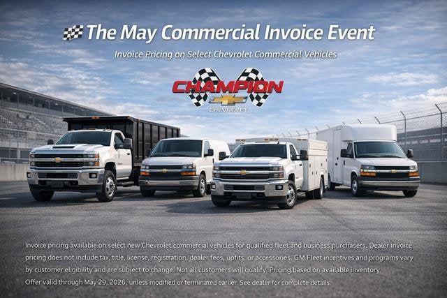 2025 Chevrolet Express Cutaway 3500 1WT