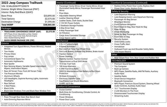2023 Jeep Compass Trailhawk 4x4