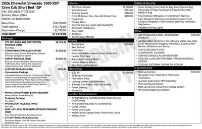 2026 Chevrolet Silverado 1500 RST