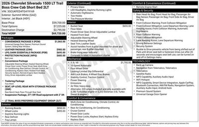 2026 Chevrolet Silverado 1500 LT Trail Boss