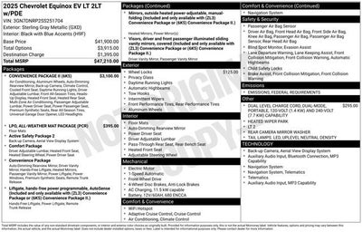 2025 Chevrolet Equinox EV LT