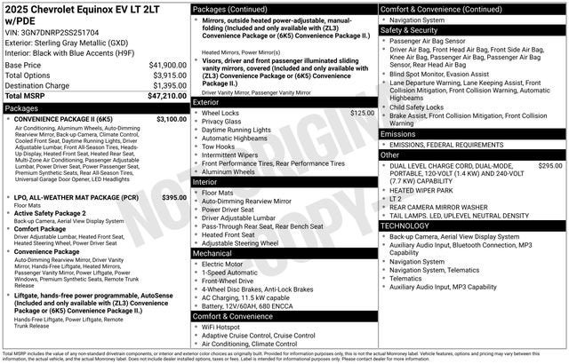 2025 Chevrolet Equinox EV LT