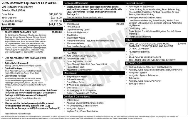 2025 Chevrolet Equinox EV LT