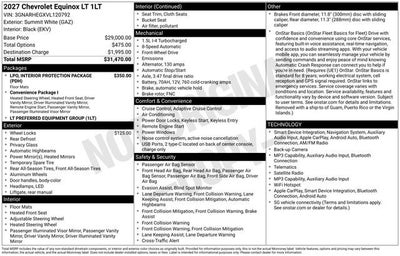 2027 Chevrolet Equinox LT