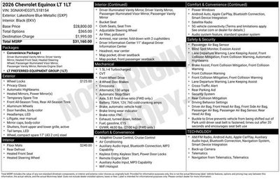 2026 Chevrolet Equinox LT