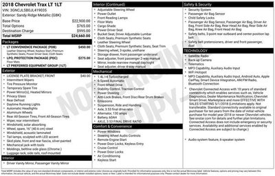 2018 Chevrolet Trax LT