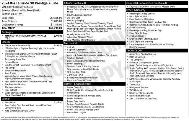 2024 Kia Telluride SX Prestige X-Line
