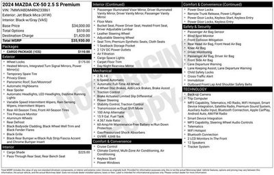 2024 Mazda Mazda CX-50 2.5 S Premium