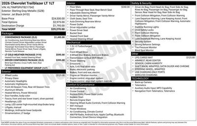 2026 Chevrolet Trailblazer LT
