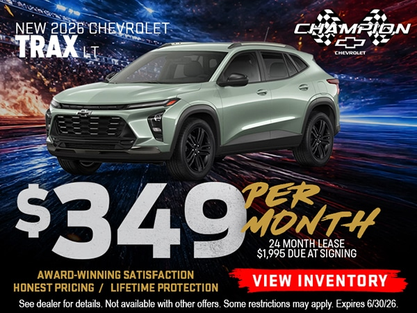 New 2026 Chevrolet Trax LT