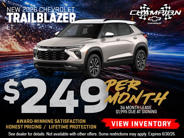 New 2026 Chevrolet Trailblazer
