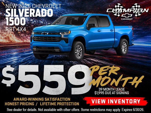 New 2026 Chevrolet Silverado 1500 RST